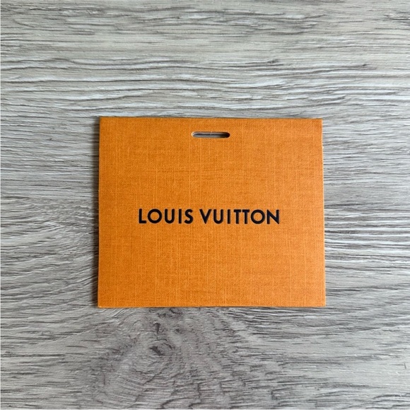 Louis Vuitton Mini Orange Envelope and Card Set from Authentic Bag Purchase - Picture 3 of 7